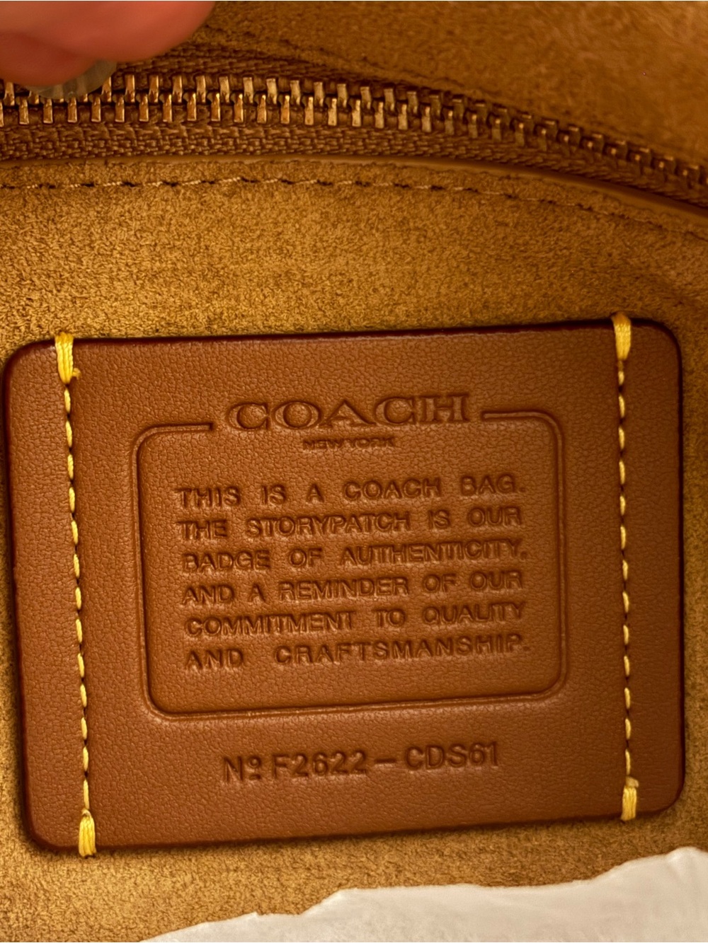 SOLD- Coach Chelsea 30 Black w/ Brass Chain Strap - Picture 7 of 11